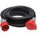SOLIGHT prodlužovací kabel 25m, 400V/32A, černá, PS64-32A