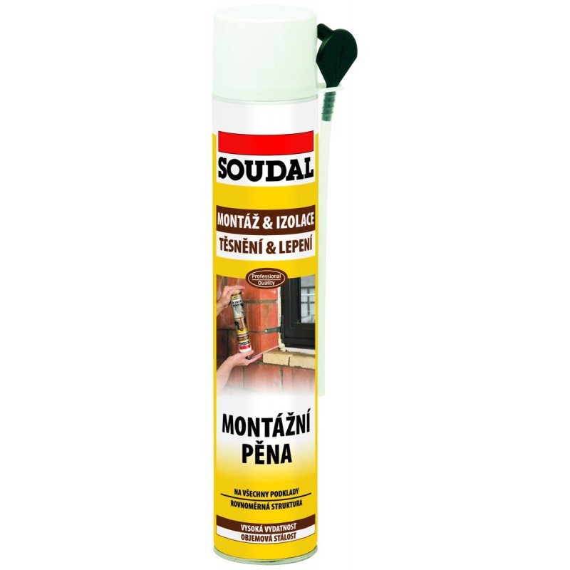 SOUDAL PUR pěna 300 ml trubičková SOUDAL PUR pěna 300 ml trubičková