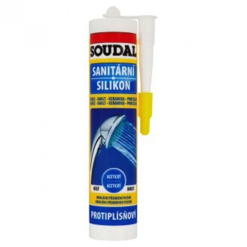 SOUDAL sanitární silikon odolný plísním bílá 310 ml