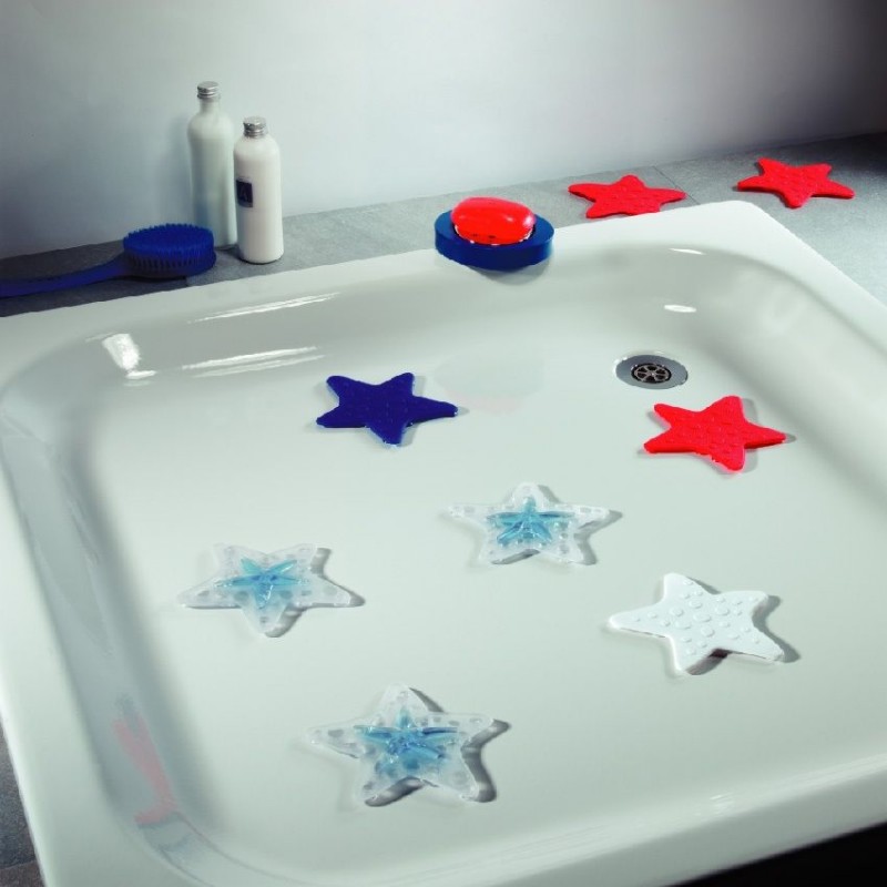 SPIRELLA ASTERIE Bezpečnostní dekorace do vany 5 ks clear 1007080 SPIRELLA ASTERIE Bezpečnostní dekorace do vany 5 ks clear 1007080