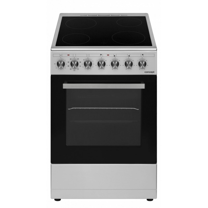 CONCEPT Elektrický multifunkční sporák se sklokeramickou deskou SVE6050SS