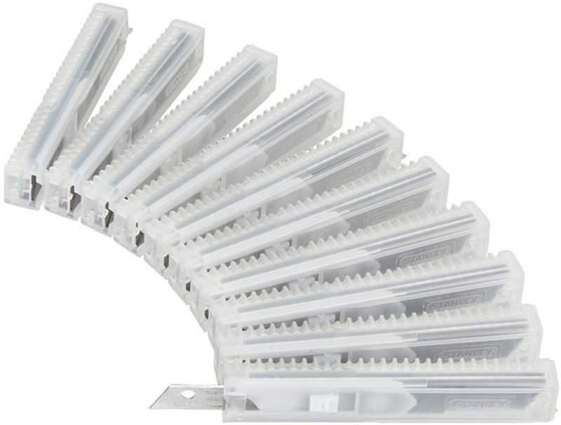 STANLEY 1-11-300 Náhradní odlamovací čepele 9mm, 10 x 10 ks STANLEY 1-11-300 Náhradní odlamovací čepele 9mm, 10 x 10 ks
