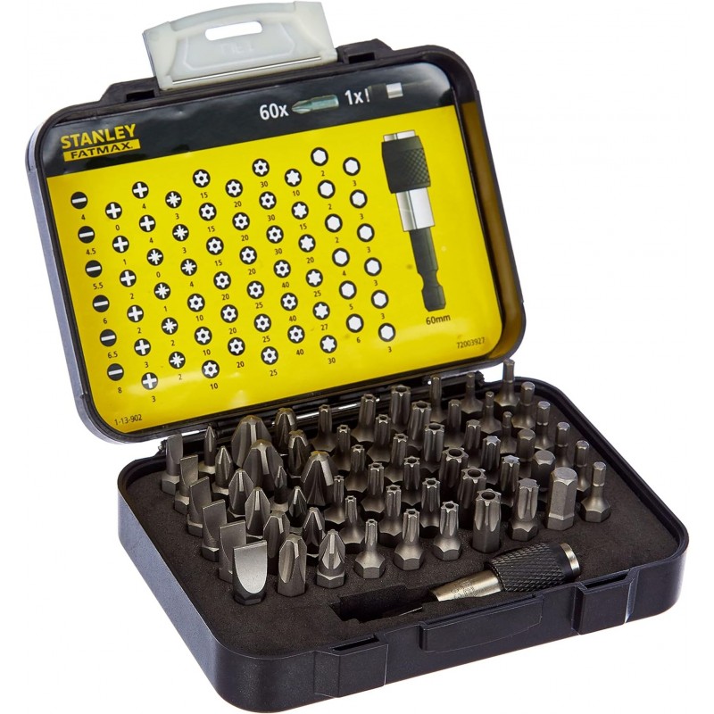 STANLEY 1-13-902 1/4" 60dílná sada bitů Expert 25mm STANLEY 1-13-902 1/4" 60dílná sada bitů Expert 25mm