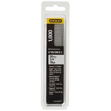 STANLEY 1-SWKBN075T 20mm/3/4"/18 Kolářské hřebíky typ 8/300/E/J, 1000ks
