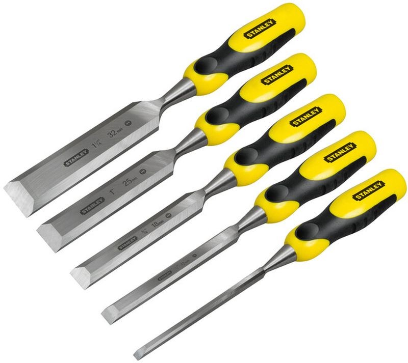 STANLEY 2-16-885 DynaGrip 5dílná sada dlát (6, 12, 18, 25, 32mm) STANLEY 2-16-885 DynaGrip 5dílná sada dlát (6, 12, 18, 25, 32mm)