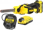 STANLEY SFMCE210D2K FatMax V20 Aku pásový pilník 13x457mm (18V/2x2,0Ah)