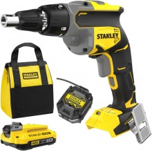 STANLEY SFMCF600D1S FatMax V20 Aku šroubovák do sádrokartonu (18V/1x2,0Ah), taška