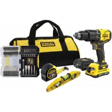 STANLEY SFMCK101D1S FatMax V20 Aku kombinovaná sada (18V/1x2,0Ah), brašna
