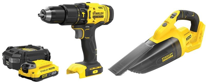 STANLEY SFMCK219D1 FatMax V20 Aku kombinovaná sada (18V/1x2,0Ah) STANLEY SFMCK219D1 FatMax V20 Aku kombinovaná sada (18V/1x2,0Ah)