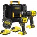 STANLEY SFMCK461D2T FatMax V20 Aku kombinovaná sada (18V/2x2,0Ah), Tstak