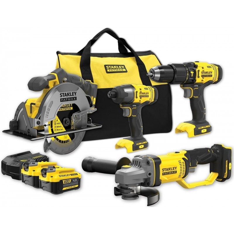 STANLEY SFMCK469M2 FatMax V20 Aku kombinovaná sada (18V/2x4,0Ah), taška
