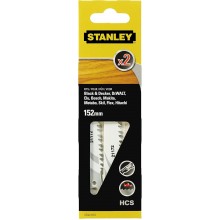 STANLEY STA21172 Pilové listy HCS na dřevo a plast pro mečovou pilu, délka 152mm, 2ks