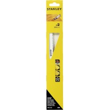 STANLEY STA21252 Pilové listy HCS na dřevo a plast pro mečovou pilu, délka 305mm, 2ks