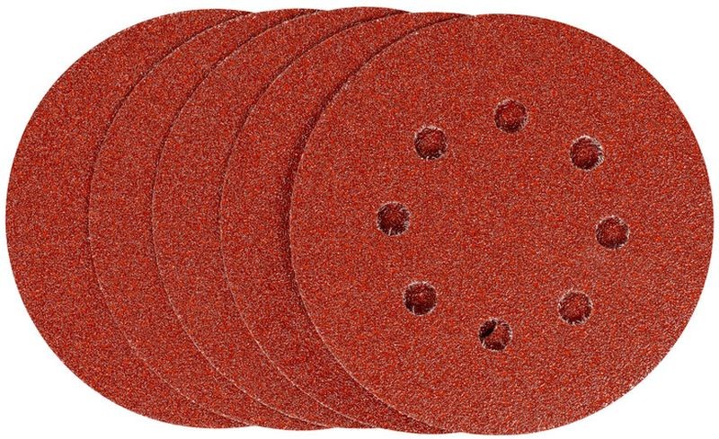 STANLEY STA32027-XJ Brusné papíry pro excentrickou brusku 125mm, P60, 5ks STANLEY STA32027-XJ Brusné papíry pro excentrickou brusku 125mm, P60, 5ks