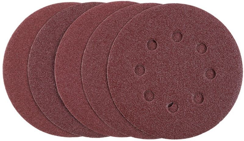 STANLEY STA32032-XJ Brusné papíry pro excentrickou brusku 125mm, P80, 5ks