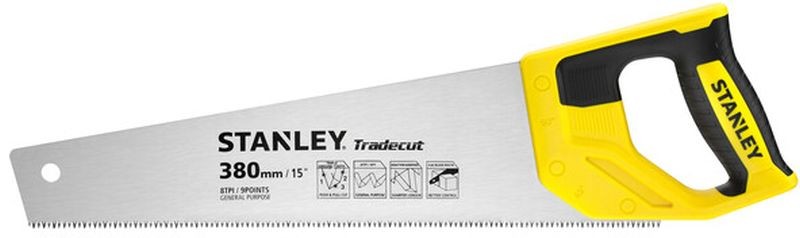 STANLEY STHT20348-1 Tradecut 3.0 Ruční pila 8TPI x 380mm STANLEY STHT20348-1 Tradecut 3.0 Ruční pila 8TPI x 380mm