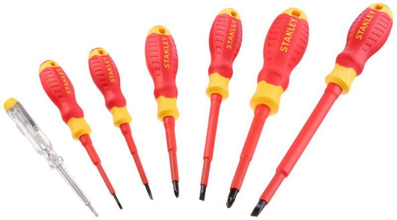 STANLEY STHT60031-0 7dílná sada izolovaných šroubováků VDE (plochý, PZ a zkoušečka) STANLEY STHT60031-0 7dílná sada izolovaných šroubováků VDE (plochý, PZ a zkoušečka)