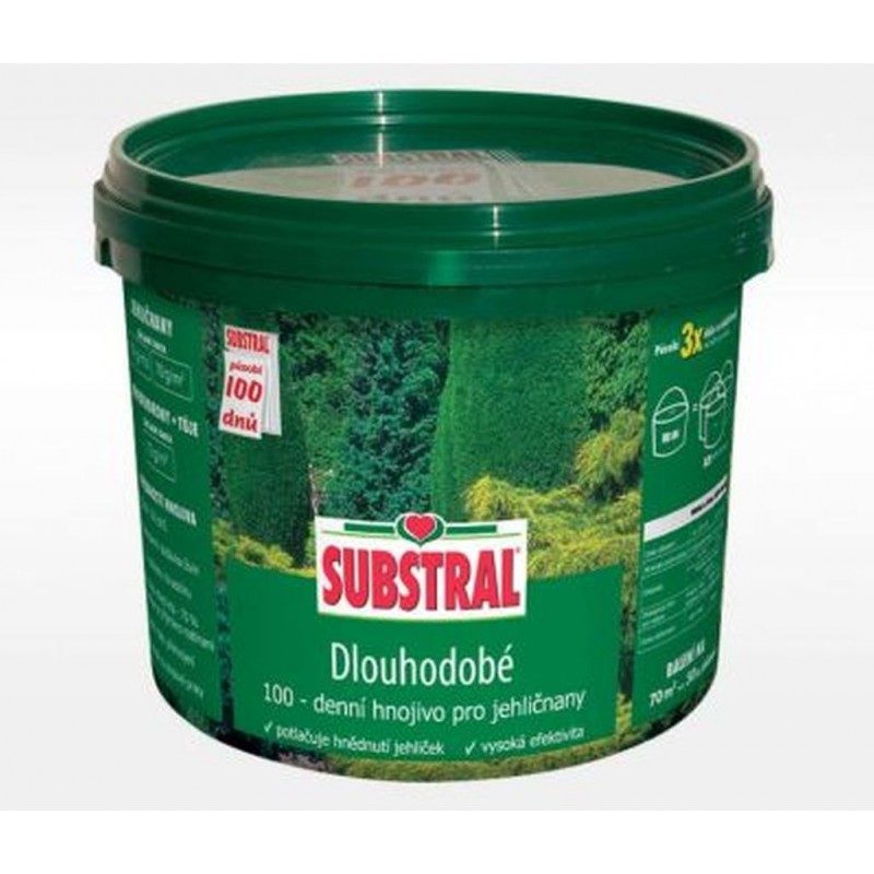 SUBSTRAL 100 denní hnojivo pro konifery 5 kg 1316102 SUBSTRAL 100 denní hnojivo pro konifery 5 kg 1316102