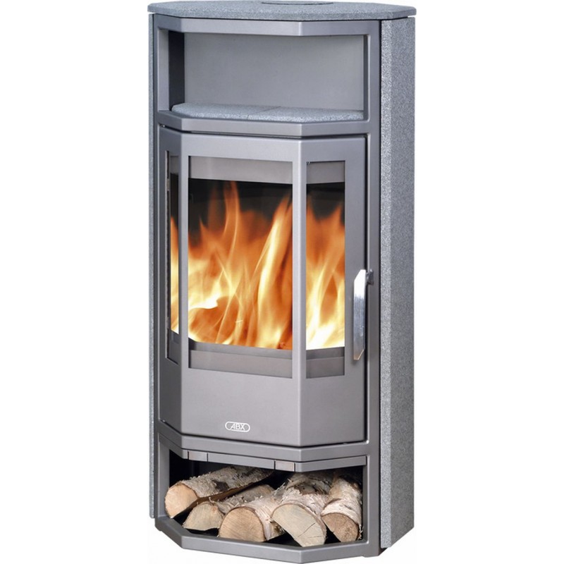 ABX Tampere 4647-8-II, krbová kamna na dřevo, syenit, vč. horní desky