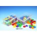 Kostky Puzzle, plast, 120ks, v plastovém boxu, Wader 89041600