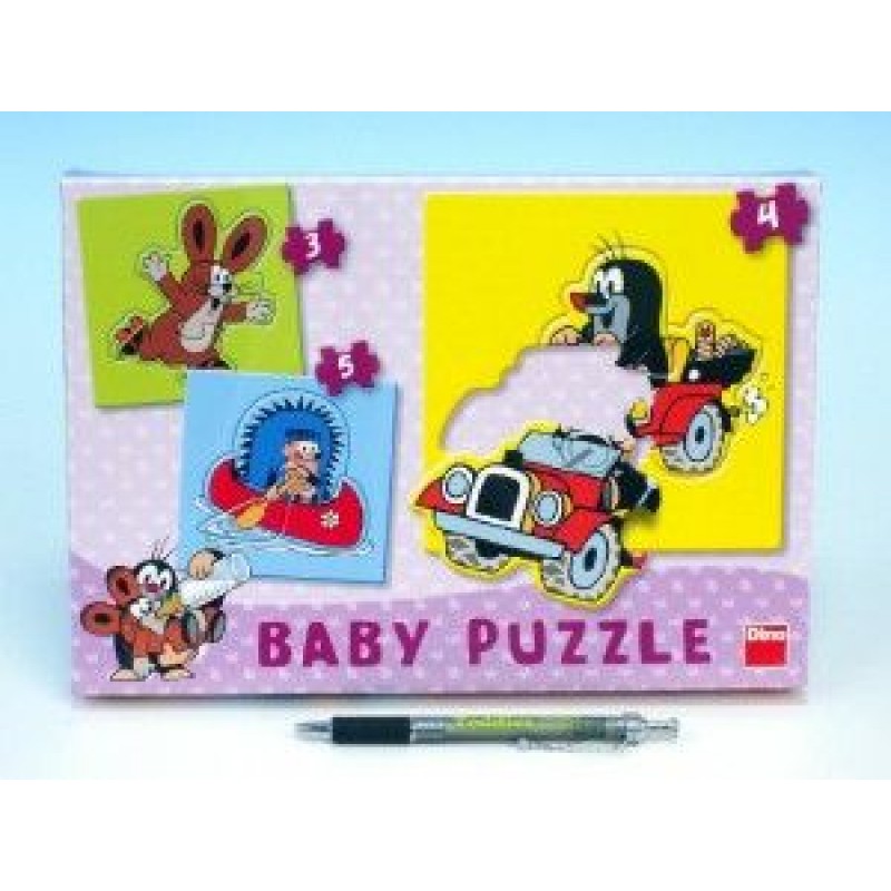 Puzzle baby Krtek 18x18cm 12 dílků 21325012 Puzzle baby Krtek 18x18cm 12 dílků 21325012