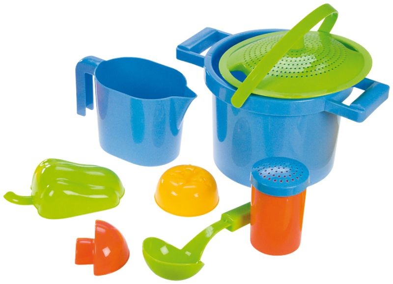 Sada na písek k vaření plast 8ks v síťce 24m+