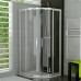 RONAL TER TOP-Line čtvrtkruh 75-90cm, R50, matný elox/Cristal perly TER50SM10144