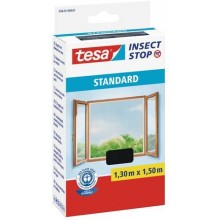 TESA Síť proti hmyzu STANDARD, na okno, antracitová, 1,3m x 1,5m 55672-00021-03