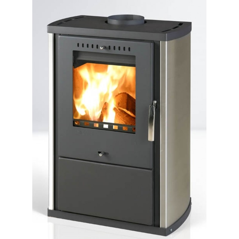 THORMA COLMAR Krbová kamna černá/nerez