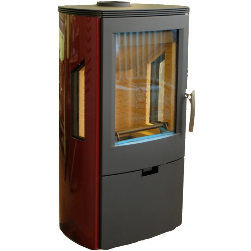 THORMA WIKANTICA Krbová kamna černá/vínovočervená THORMA WIKANTICA Krbová kamna černá/vínovočervená