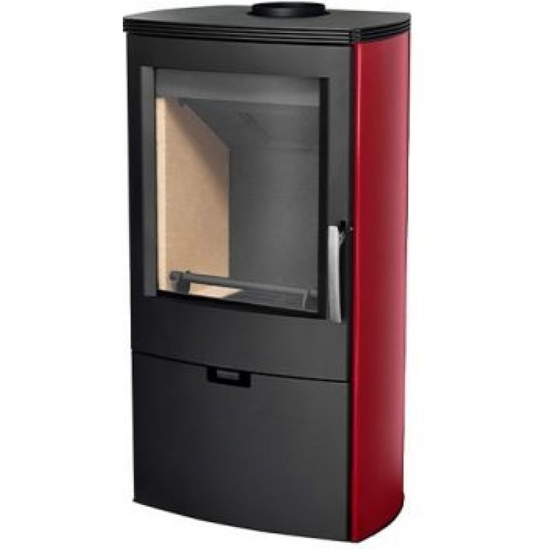 THORMA FALUN Krbová kamna šedá/bordó