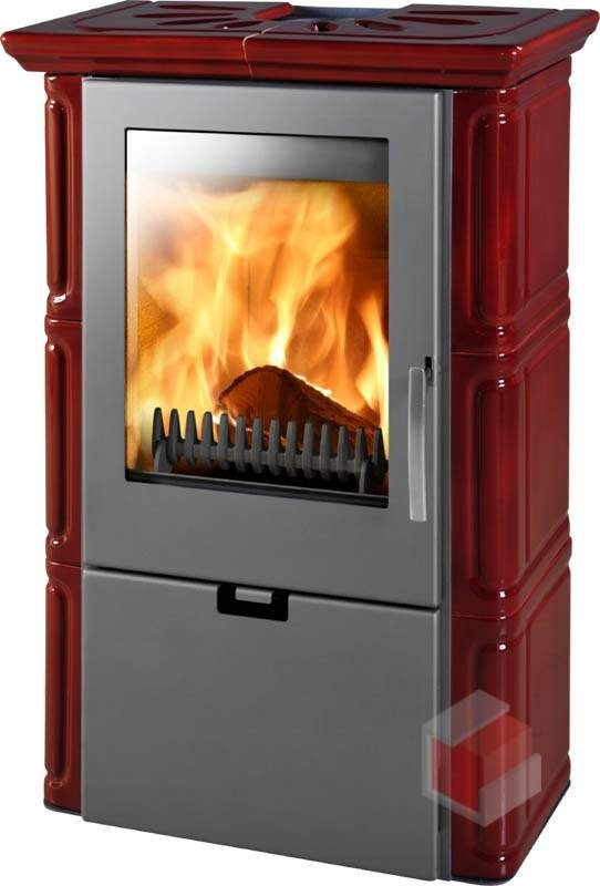 THORMA LANDSHUT II Krbová kamna šedá/tmavohnedá