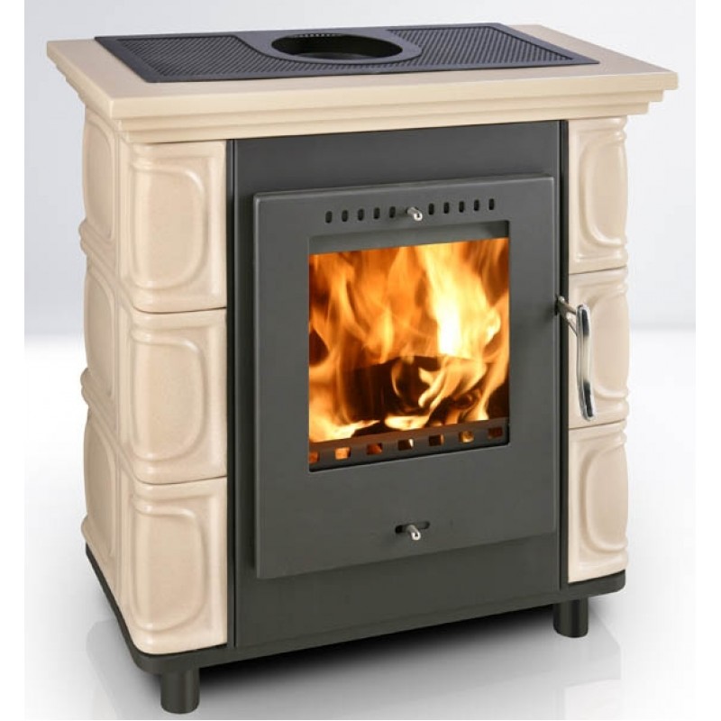 THORMA PASSAU Krbová kamna černá/capuccino THORMA PASSAU Krbová kamna černá/capuccino