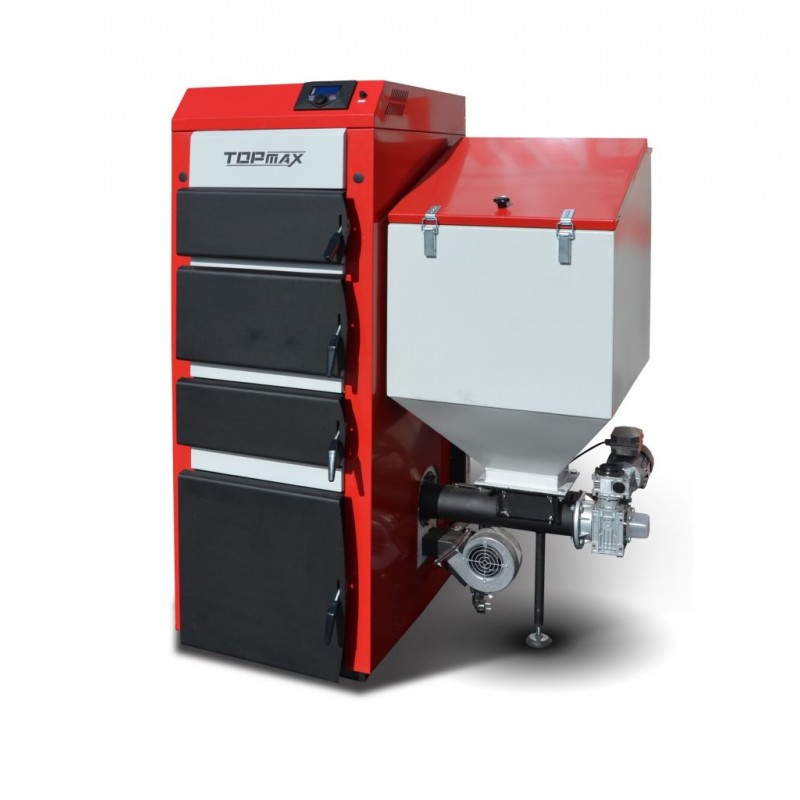 TOPmax Top-DUAL multi 20 Automatický kotel na uhlí, pelety a dřevo, pravý TOP446-20-101/P TOPmax Top-DUAL multi 20 Automatický kotel na uhlí, pelety a dřevo, pravý TOP446-20-101/P