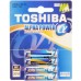 TOSHIBA Alkalická baterie LR03 4BP AAA Alpha 35040096