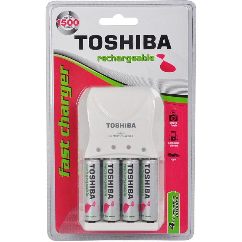 TOSHIBA Nabíječka baterií TNHC-64MEQ s 4x AA 2000mAh 35040612 TOSHIBA Nabíječka baterií TNHC-64MEQ s 4x AA 2000mAh 35040612