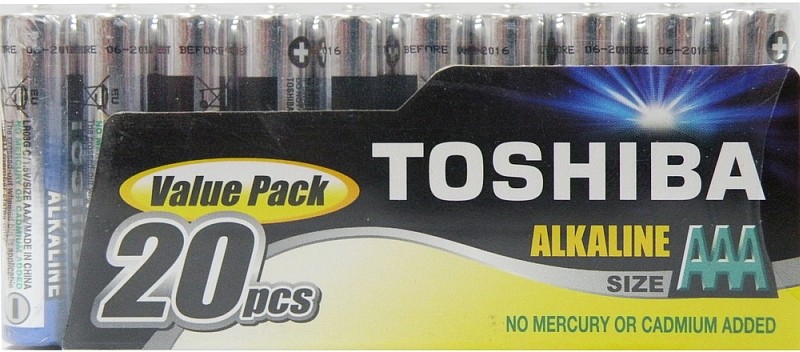 TOSHIBA Alkalické tužkové baterie G LR03 20S MP-20 AAA 35040112