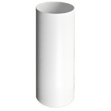 Vzduchotechnika kruhové plastové potrubí pr. 100 mm délky 1.0 m KO100-1.0