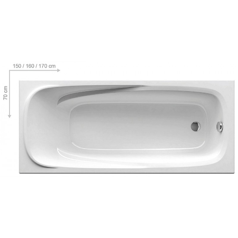 RAVAK VANDA II Vana 150x70 snowwhite CO11000000 RAVAK VANDA II Vana 150x70 snowwhite CO11000000