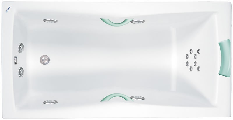 TEIKO Vana Vela obdélníková 150 x 75 cm - HTP systém ECO HYDRO V212150N04T01211