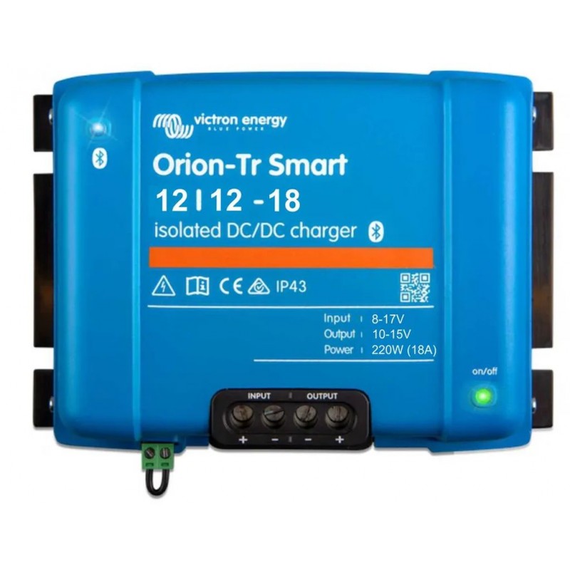 Victron Energy DC-DC Orion-Tr Smart Nabíječka 12/12-18A (220W), izolovaná ORI121222120 Victron Energy DC-DC Orion-Tr Smart Nabíječka 12/12-18A (220W), izolovaná ORI121222120