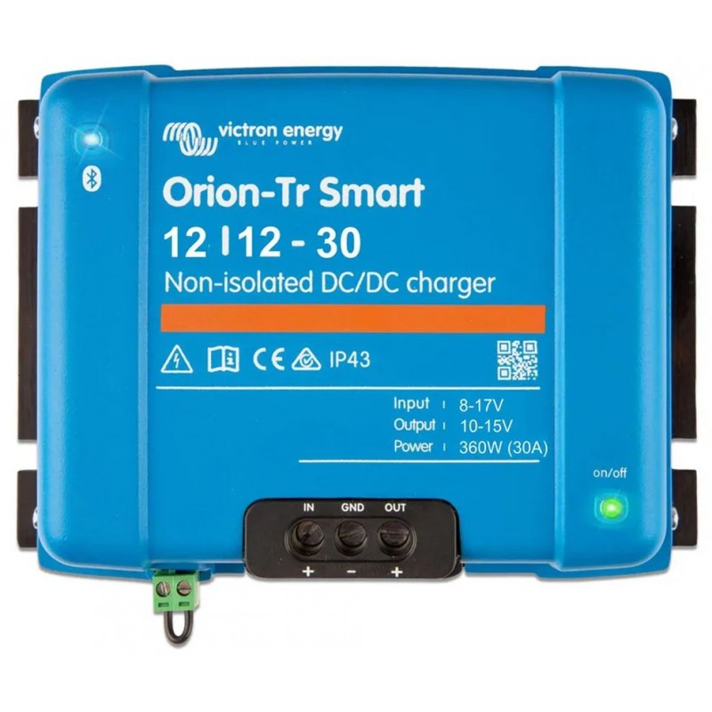 Victron Energy DC-DC Orion-Tr Smart Nabíječka (12/12-30A/360W), neizolovaná ORI121236140 Victron Energy DC-DC Orion-Tr Smart Nabíječka (12/12-30A/360W), neizolovaná ORI121236140