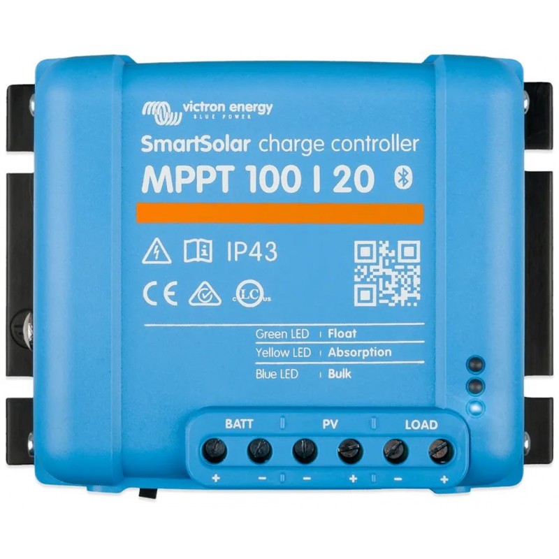 Victron Energy SmartSolar MPPT 100/20 Solární regulátor (12/24/48V - 20A) SCC110020160R Victron Energy SmartSolar MPPT 100/20 Solární regulátor (12/24/48V - 20A) SCC110020160R