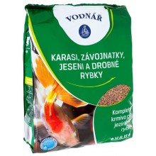 VODNÁŘ krmivo pro závojnatky, jeseny a jiné drobné rybky, 0,5kg