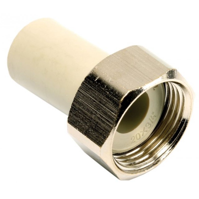 PPR plastové hrdlo s převlečnou maticí 32 x 5/4", 60603254 PPR plastové hrdlo s převlečnou maticí 32 x 5/4", 60603254
