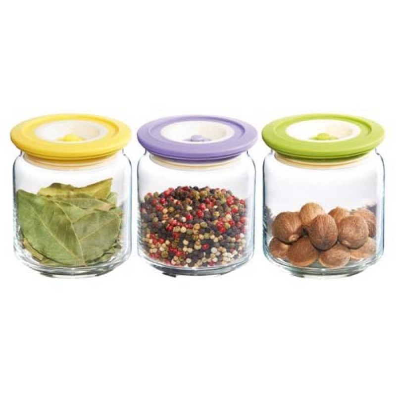 STONELINE Vakuové nádoby 500ml, vícebarevná, sada 4 ks, WX-14149