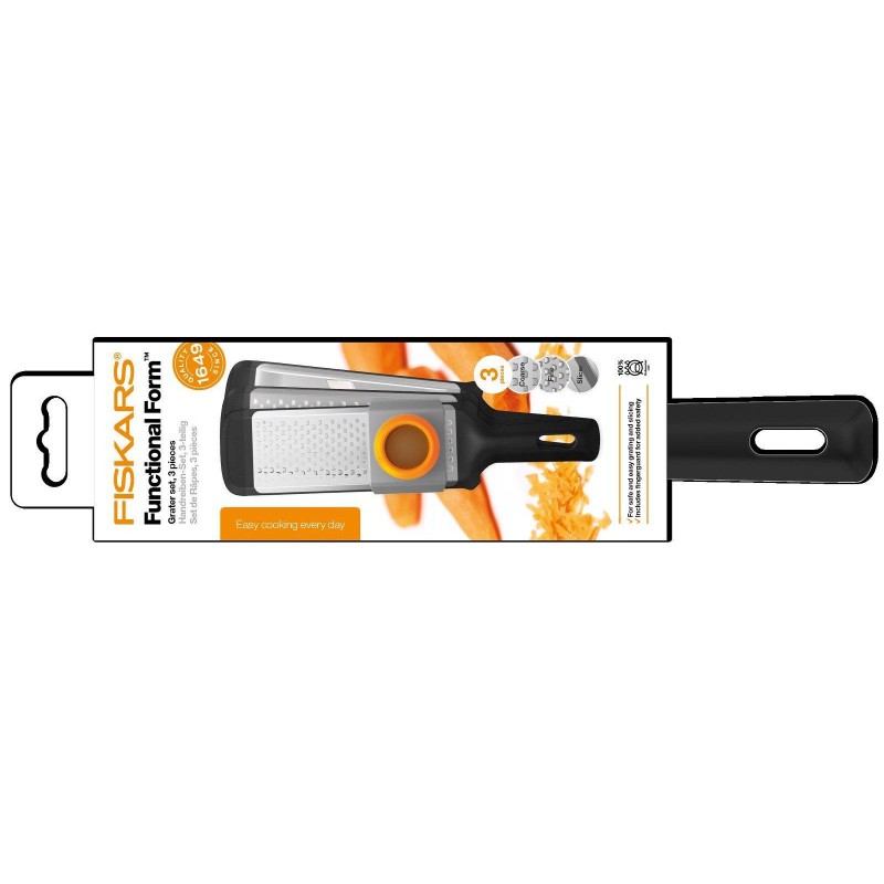 Fiskars Sada jemné, hrubé struhadlo a kráječ zeleniny 1014414