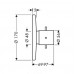 Hansgrohe AXOR STARCK Termostat pod omítku, chrom 10710000