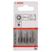 BOSCH Extra-Hart Šroubovací bit zvlášť tvrdý PH 1, 25 mm, 3ks 2607001508