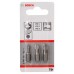BOSCH 3dílná sada šroubovacích bitů Extra-Hart (PZ) PZ1; PZ2; PZ3; 25 mm 2607001753